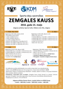 Zemgales kauss 2016